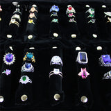Women Luxury Jewelry Roll Storage Bag Lady Rings Earrings Necklace Organizer Portable Cloth Bags