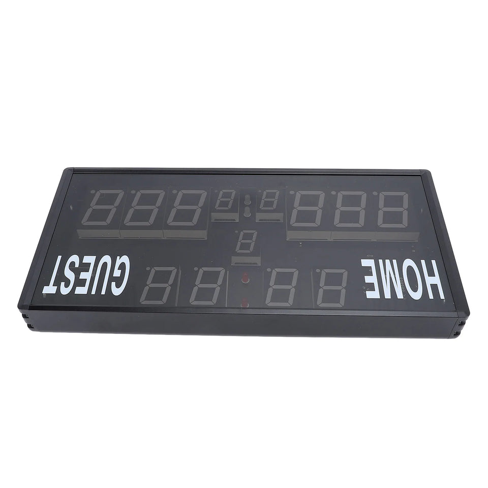 Electronic LED Scoreboard Multifunctional Countdown Match Time Display Electronic Scoreboard Remote Control for Competitions