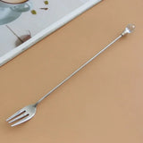 Crystal Spoon Set Long Handle Teaspoon 430 Stainless Steel Diamond Ice Spoon Perfect for Dessert Ice Cream Coffee Cocktail커피