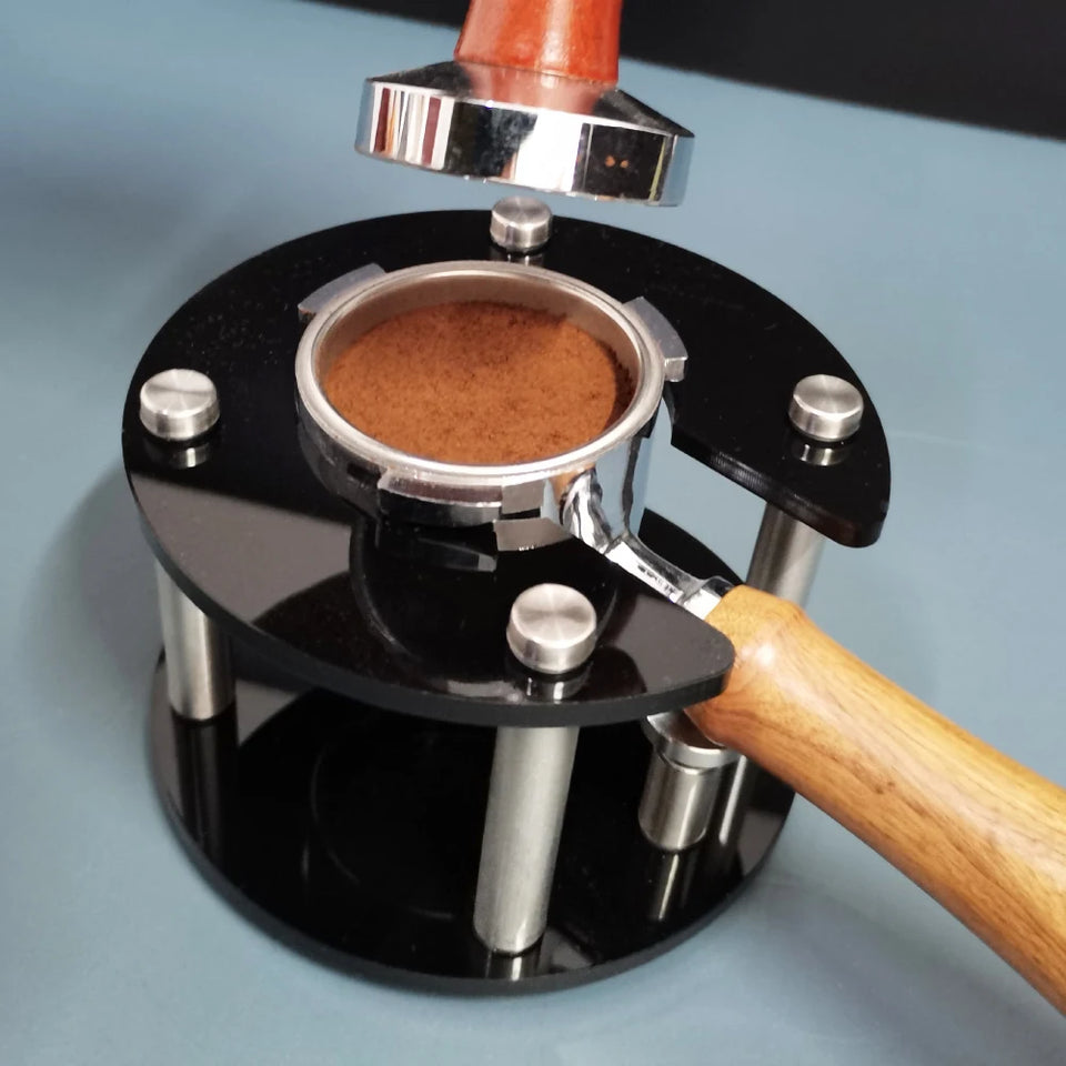 51/54/58mm Coffee Portafilter Holder,Espresso Tamper Stand, Espresso Holder Fits 51/54/58mm Portafilters(Only Sell Stand)