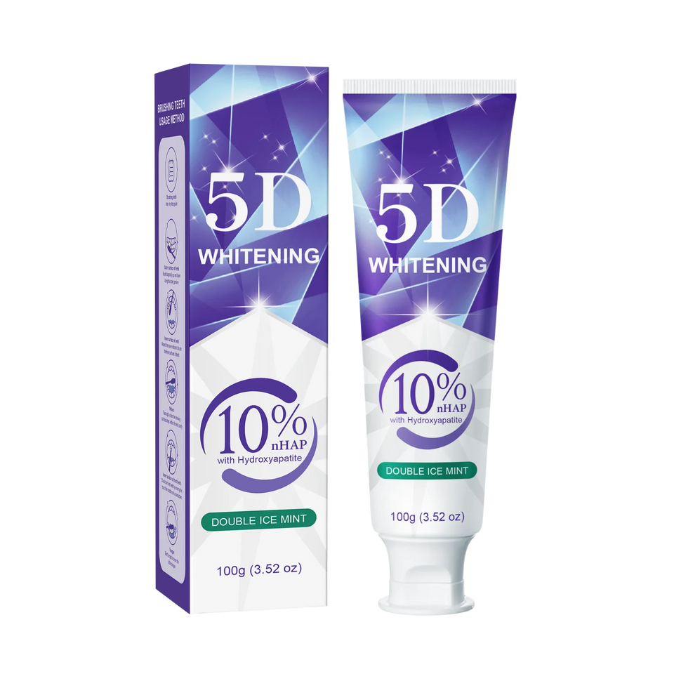 120g Nano Hydroxyapatite Toothpaste Remover Coffee/Tea Stain Improve Bad Breath Prevent Caries Fresh Breath Teeth Dental Care