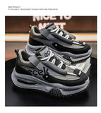 Chunky Sneaker Plus Size 45 46 47 48 Men Designer Sport Shoes Fashion Casual Leather Fabric Height Increased Flat Platform Shoes
