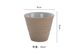 Saudi Arabian Coffee Cup Small Vintage Coarse Ceramic Concentrated Latte Cup Creative Antique Ceramic Afternoon Tea Cup