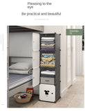 Clothes Folding Cabinets Locker Dustproof Foldable Simplicity Children Wardrobe Bedroom Furniture Organizador De Zapatos