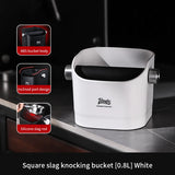 Bincoo 0.8L Coffee Knock Box Espresso Grounds Container Anti Slip Espresso Dump Bin Grind Beveled Barista Goods Cafe Accessories