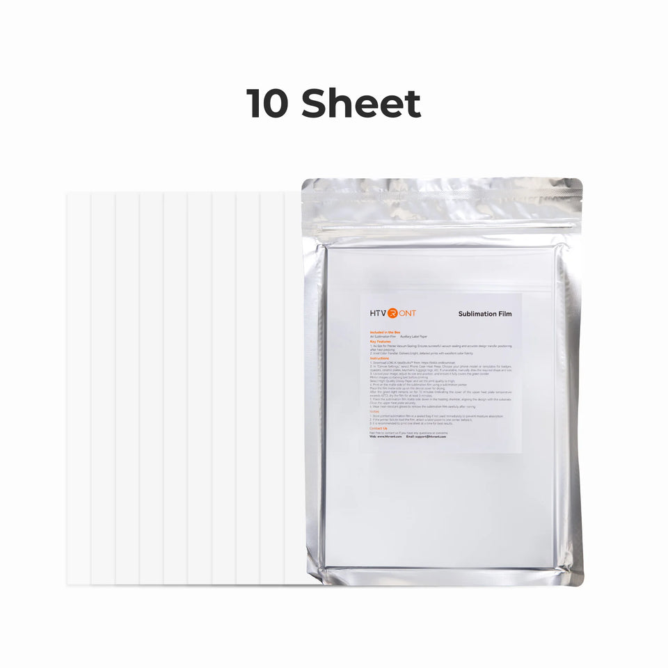 HTVRONT Printable Sublimation Heat Transfer Film for Phone Case Heat Press，10/20Pack A4 8.5" x 11" Sublimation Transfer Paper