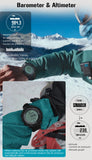 NORTH EDG APACHE-D Men's Digital Free Dive Watch Outdoor Sport Watches Altitude Barometer Compass World Time Waterproof 100M