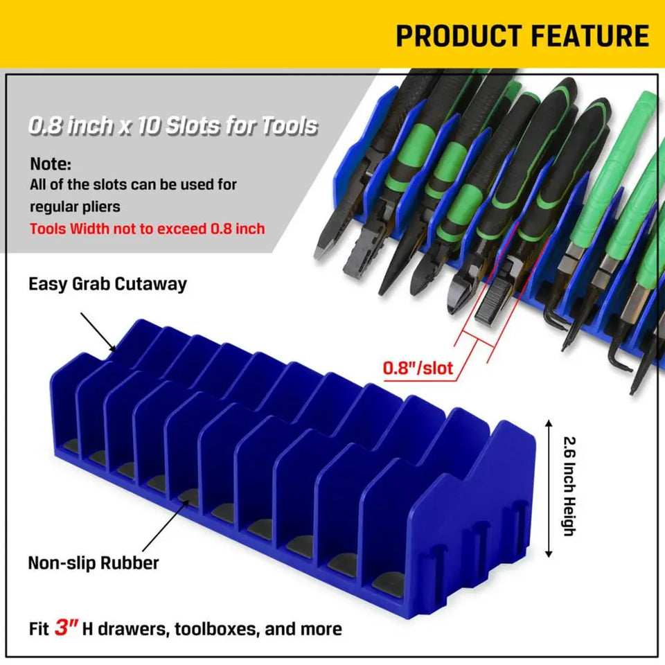 Plier Organizer Rack Plier Holder And Cutter Organizer Sturdy Plier Storage Holder Tools Set Toolbox Storage For Cutters Hammers