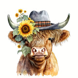 Huacan New Arrivals Diamond Painting Animal Cow 5D Diy Diamond Painting Flower Set Handmade Gift Decorations For Home