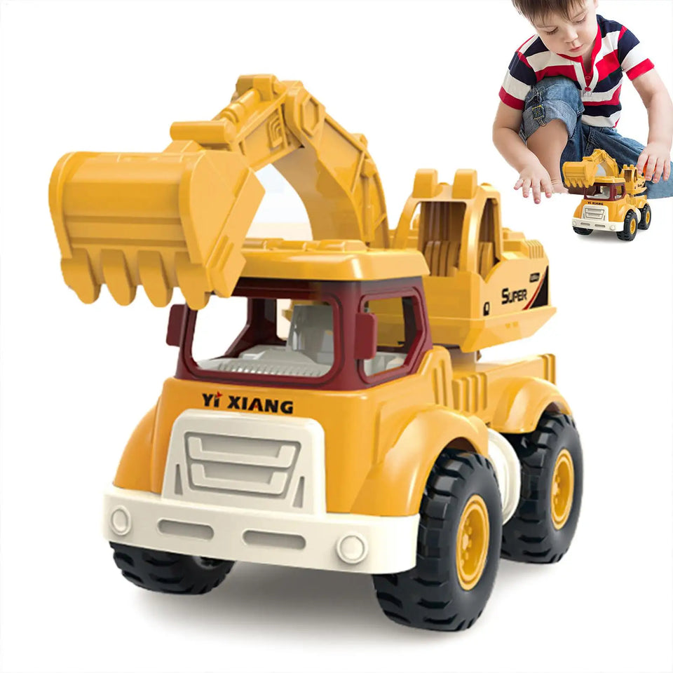 Excavator Toys for Boys Kids Construction Trucks Stable Construction Vehicle Toys Funny Engineering Truck Toy for Children Play
