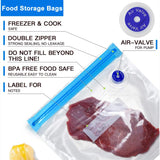 Vacuum Sealer Bags Vacuum Packaging Bag Food Reusable Vacuum Food Fresh Storage Bag BPA Free Vacuum Zipper Bags 10Pcs 30Pcs