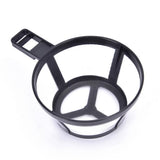 304 Stainless Steel Cafe Drip Coffee Machine Filter Fine Mesh Reusable Coffee Powder Basket with Foldable Handle Tea Strainer