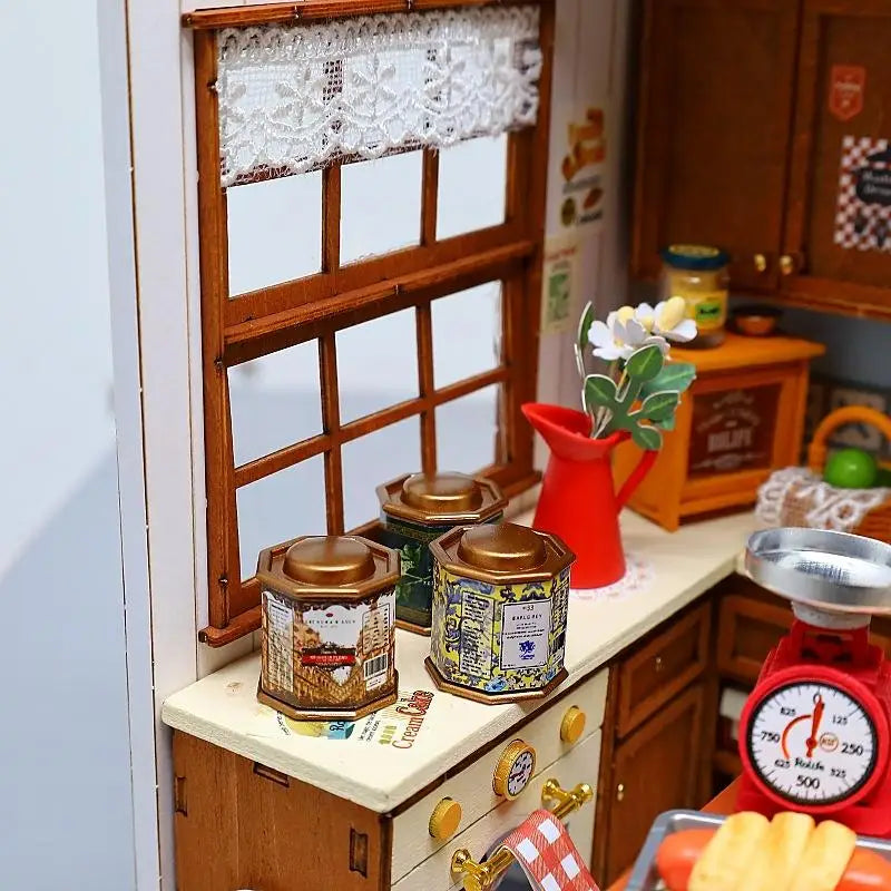 Dollhouse Miniature Coffee Can Tea Can Model Mini Simulation Item Ornament Toys Doll House Furniture Accessories-Toy
