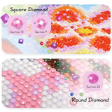Huacan Paw Print Diamond Painting Color Art New Arrivals 2025 Diamond Mosaic Complete Kit Home Decor