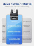 Ticket Dispenser 57mm Label Receipt Take Number Machine and Restaurant Pagers Queue Call Management System Restaurant Equipments