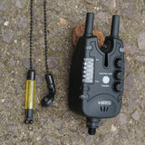 Hirisi Carp Fishing Bite Alarms Set with Swingers, LED Bite Indicator, Waterproof Fishing Alarm for Coarse Fishing