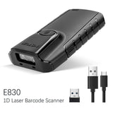NETUM E800 Bluetooth 2D Barcode Scanner Pocket Wireless QR Reader Data Matrix PDF417 IOS Android Windows