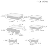 1/6 Dollhouse Mini Kitchen Storage Box Models Set Vegetable Preparation Fresh Keeping Lunch Box Tableware Decor