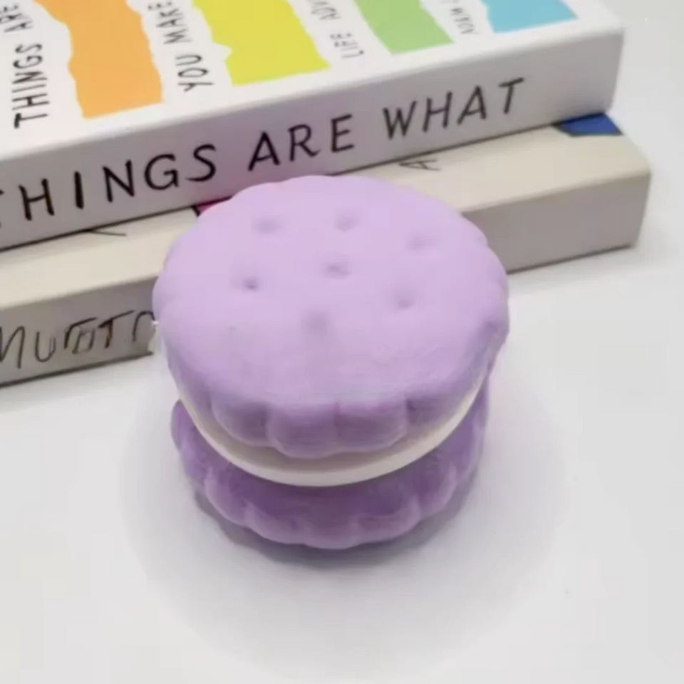 Squishy Simulated Cake Squeeze Toy Stress Relief Slow Rising Sensory Fidget Toys for Anxiety ADHD Autism Kids Adults ASMR Fun