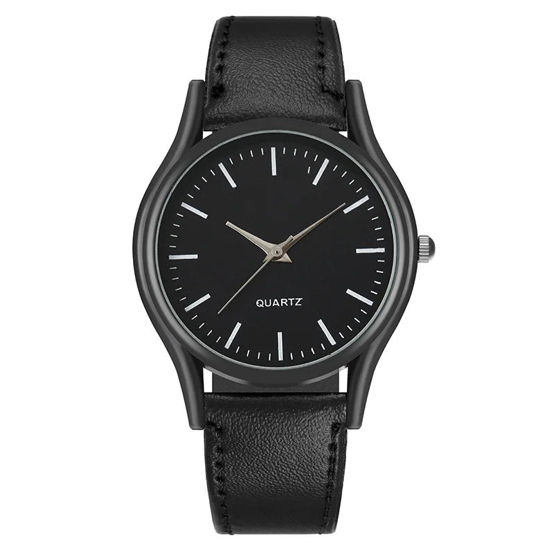 Classic Lovers Watches Men Women Casual Leather Strap Quartz Men's and Women's Pair Quartz Watch Gift High Quality