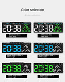 Digital Led Alarm Clock Temperature Date and Week Display Table Clock Night Mode Brightness Adjustable Electronic Alarm Clocks