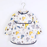 Baby Apron Bibs Toddler Long Sleeve Scarf Waterproof Art Smock Feeding Bib Infant Boys Girls Kid Burp Cloth Bandana New Arrivals