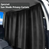 2Pcs/Set Car Sun Shade Privacy Curtain Taxi Commercial Vehicle Isolation Partition Protection Curtain Auto Accessories