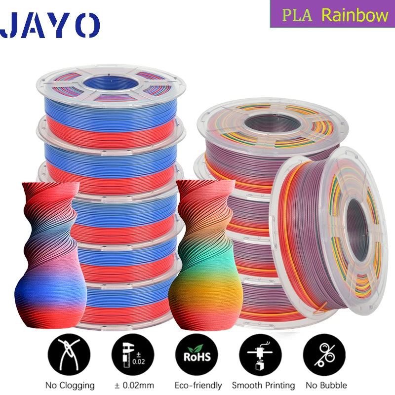 JAYO pla plus petg High speed matte PETG APLA 10Rolls  filament 175mm no bubbles smooth multiple colors optional for 3D printing