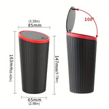 Universal Car Trash Bin Can Mini Auto Dust Organizer Car Interior Rubbish Bag Garbage Container Storage Box Bucket Auto Accessor