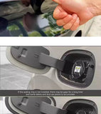 SEAMETAL Car Fuel Cap Seal Strip Waterproof Dust-Protection Gas Cap Rubber Sealing Gap Filler Self Adhesive Weather Stripping