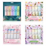 5pcs Plant Fruit Fragrance Hand Cream Sets Moisturizing Handcream Set Hand Care Nourishing Anti Chap Skin Care for Foot