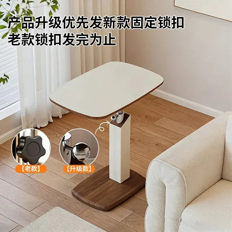 Fixed rotating lift, living room corner sofa coffee table office bedside table mobile air pressure computer table smallsidetable
