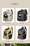 Expandable Space Capsule Pet Backpack, Large Capacity Dog & Cat Carrier with Breathable Design for Travel