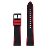 High Quality Hybrid Nylon FKM Watch Strap 20mm 22mm Quick Release Fluoro Rubber Nylon Watchbands For Each Brand Diving Watches