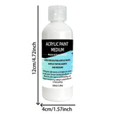 Acrylic Flow Medium for Acrylic Paint, High FlowPouringMedium, Improves Consistency, Transparency and Smoothness for Fluid Art
