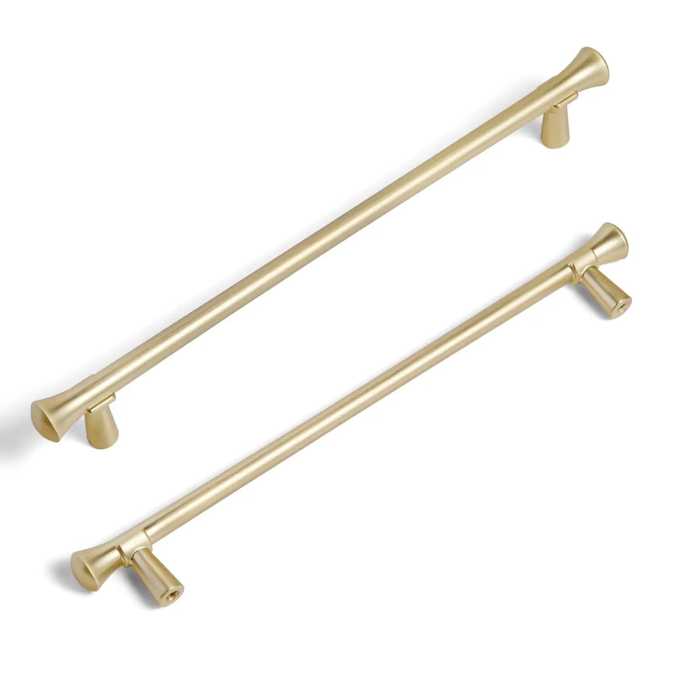 Goo-Ki Antique Brass Stainless Steel Cabinet Handles T Bar Knobs Modern Drawer Pulls for Kitchen Cabinet Hardware for Bedroom
