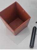 Coffee Knock Box Espresso Grounds Container Coffee ABS Bucket Anti Slip Powder Beveled Residue Barista Accessories Maker Tools