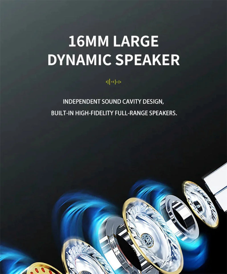 Wireless Headphones Bluetooth Headset With Microphone Bone Conduction Handsfree Noise Canceling Earphones For Driving Audifonos