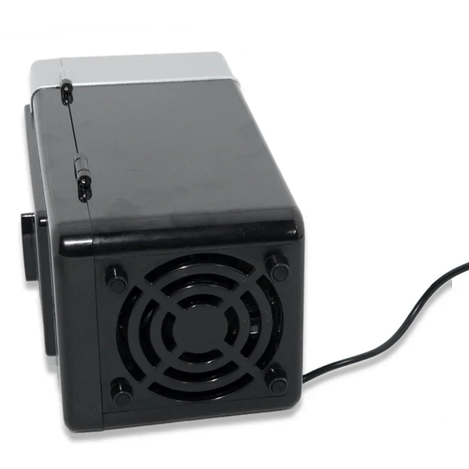 Mini USB Fridge Portable Cooler Beverage Drink Cans Cooler / Warmer Refrigerator for Car Laptop PC Computer Black Red Color 2024