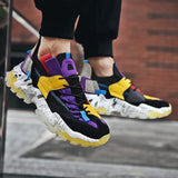 Customizable New Fashion Retro Sneakers Men Mesh Running Shoes for Mens Comfortable Chunky Dad Shoes Breathable Sports Shoes