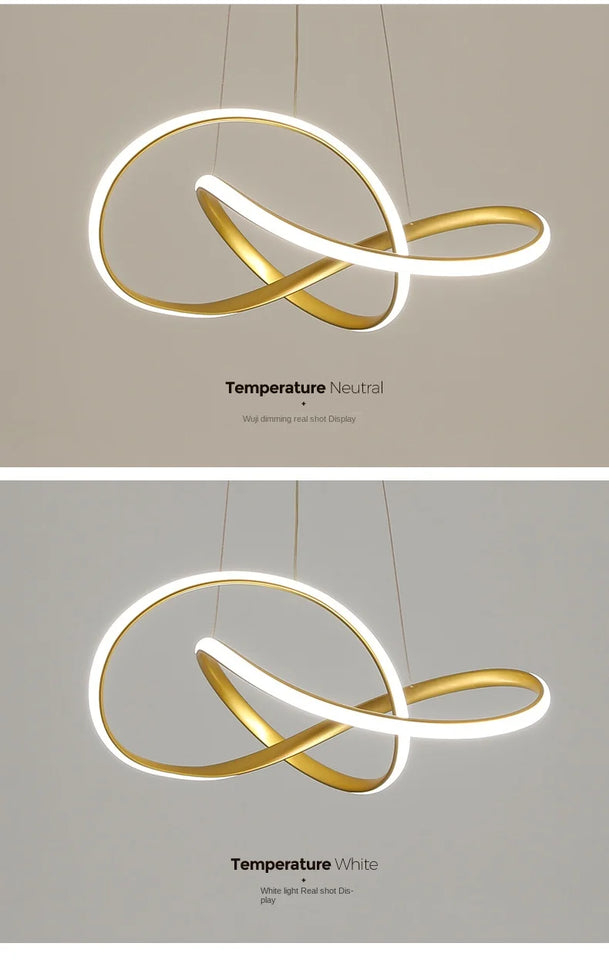 Personalized and Creative Clover Restaurant Pendant Light Nordic Modern and Minimalist Restaurant Hotel Art Bar LEDCeiling Light