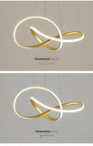 Personalized and Creative Clover Restaurant Pendant Light Nordic Modern and Minimalist Restaurant Hotel Art Bar LEDCeiling Light