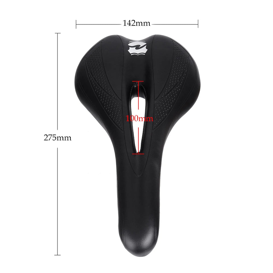 ZTTO Bike Seat Soft MTB Road Bike Saddle Pain-Relief  PU Leather Breathable Seat Cushion Bicycle Saddle Cushion Bicycle Parts