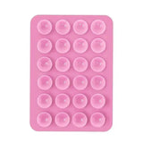 Silicone Suction Phone Holder Mat Multi-functional Suction Cup Phone Stand Square Anti-Slip Single-Sided Case Mount Back Sticker