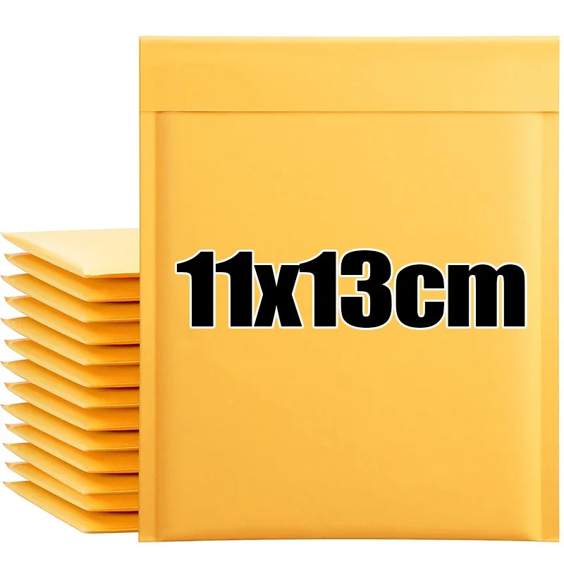 Self-Seal Packaging Bags Kraft Paper Bubble Envelopes Bag Waterproof Mailers Bag Shipping Envelope Pouch Gift Storage Organizer