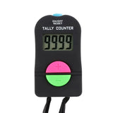 Digital Hand Tally Counter with Lanyard, Electronic Manual Clicker, Add Subtract, Model for Running
