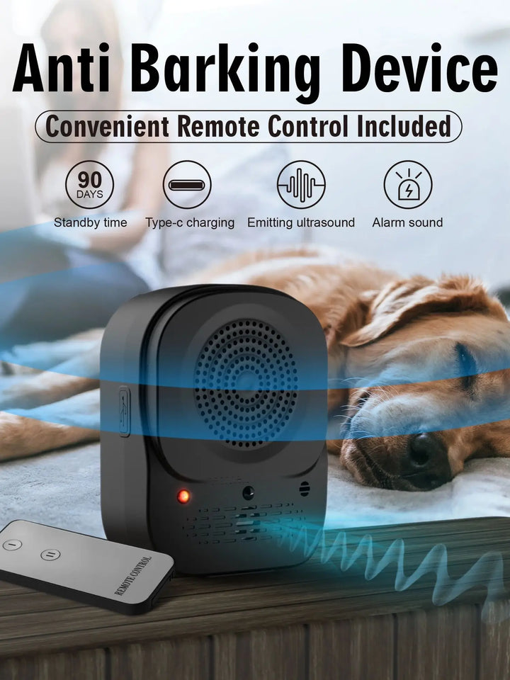Ultrasonic Barking Stop Device Dog Driving Device Remote Control Noise Prevention Training Device Automatic Dog Barking Stopper