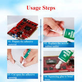Electronic Waterproof Sealant 706 Silicone Rubber Paste Semi Transparent Insulation Anti Leakage Adhesive Fixing Glue