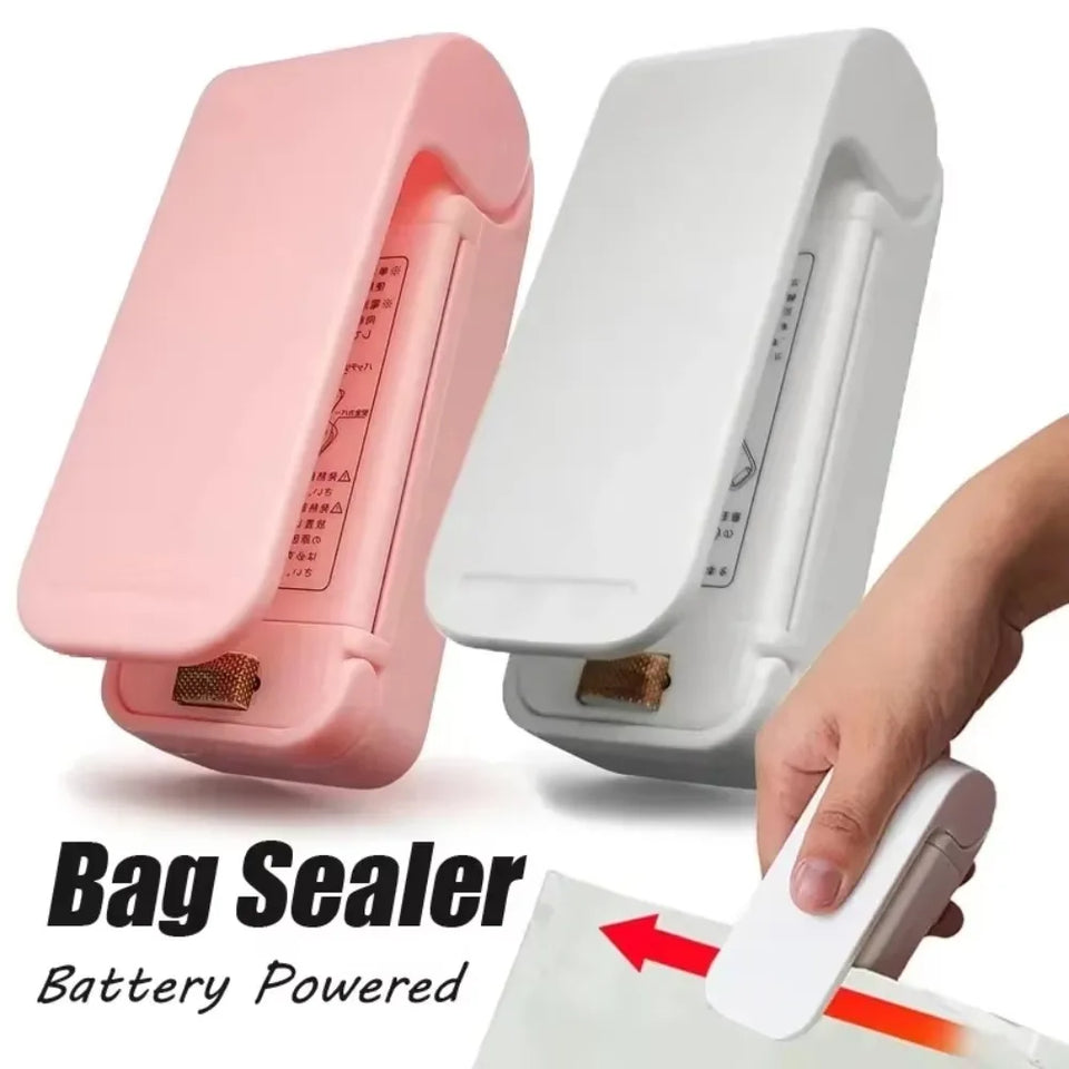 1PC Mini Bag Sealing Machine Package Sealer Bags Thermal Plastic Food Bag Closure Portable Sealer Food Packaging Heat Sealer