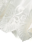 ELFSACK 2025 Summer New Arrivals Lace And Lace Patchwork A-Line Denim Skirt For Women